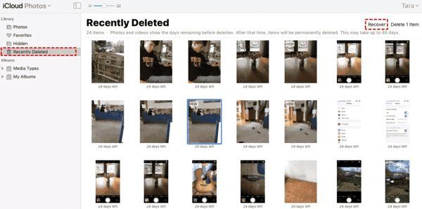 Restore Photos From Icloud Recently Deleted