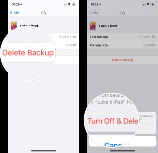 Delete Icloud Backup