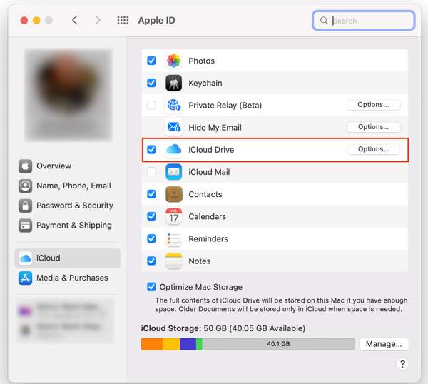 Icloud Drive Sync Mac