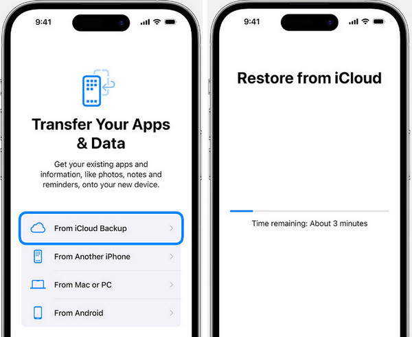 Restore Icloud Backup