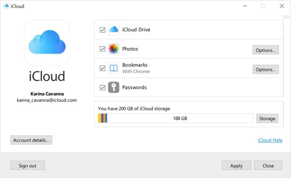 Sync Icloud Pc