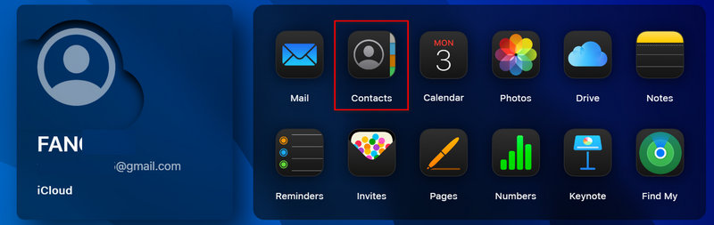 Open Contacts In Icloud