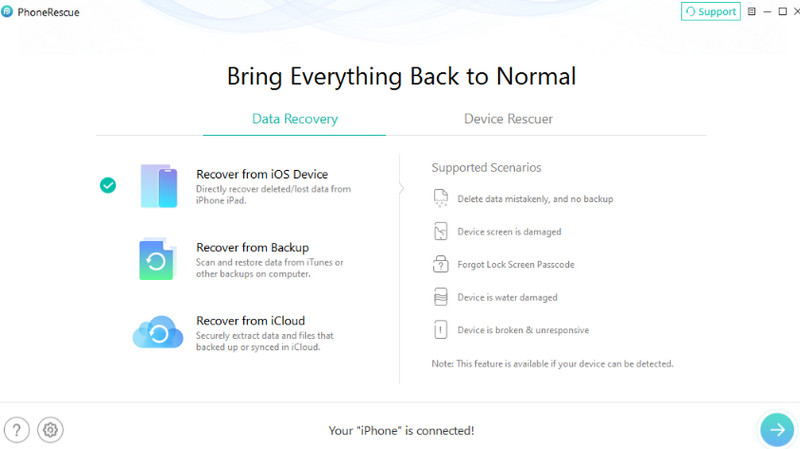 Phonerescue Free iPhone Data Recovery